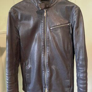 Men's Black Leather Jacket